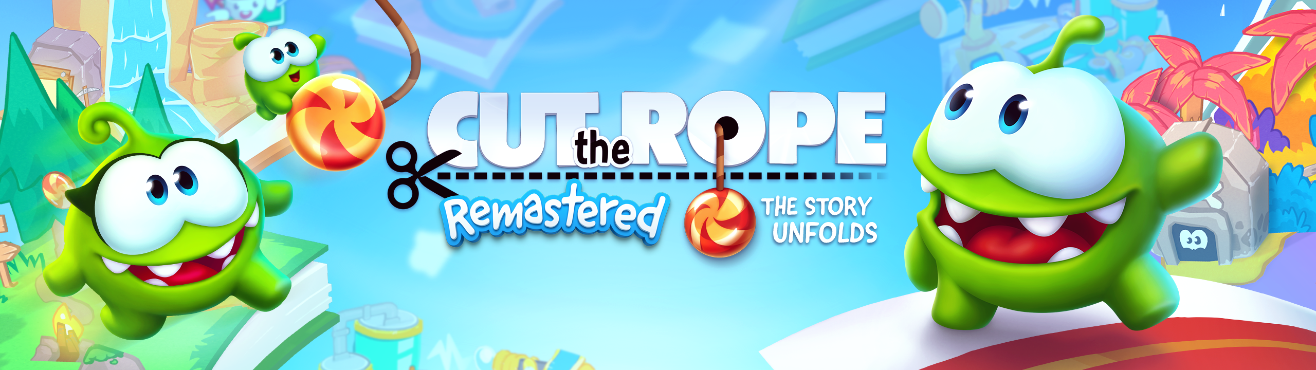 🎉 Cut the Rope Remastered is joined by 3 new Remastered games